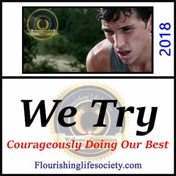 We Try. Courageously Doing Our Best. A Flourishing Life Society article image link
