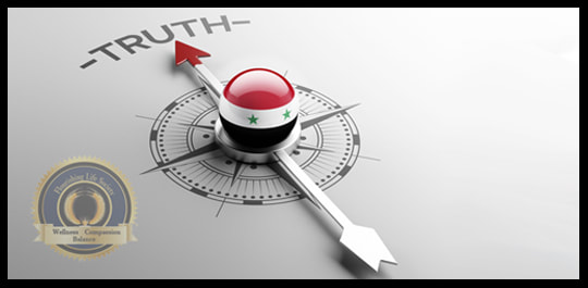 A compass arrow pointing to truth. A Flourishing Life Society article on what is true.